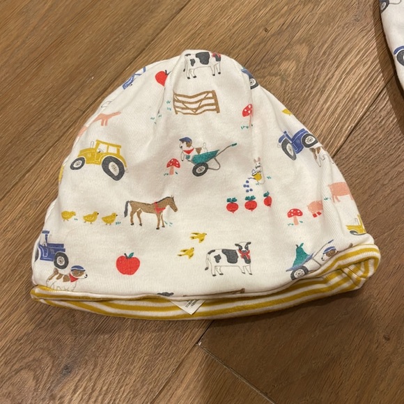 Baby Boden Farm Leggings and Hat Set 6-9 months - Picture 5 of 8